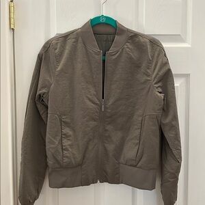 lululemon Non-Stop Bomber Olive Bomber Reversible Women’s Jacket Small